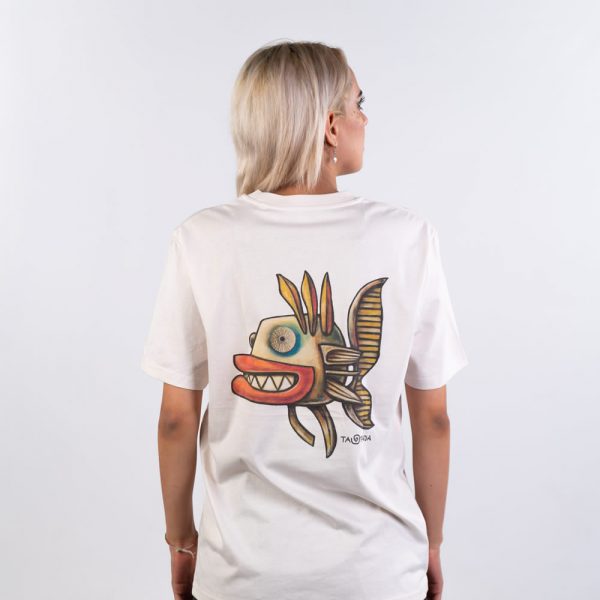Raspa pecho / Pez espalda - Color: Vintage white