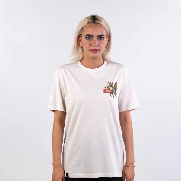 Taupada Ungry Fish Small Vintage White