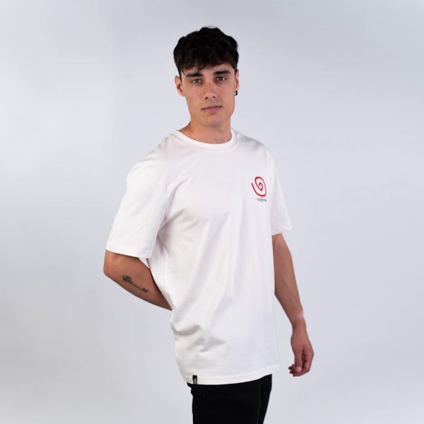 DJ Robot Back & Spiral Vintage White
