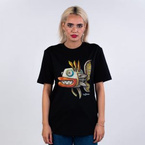 Taupada Ungry Fish Camiseta Black