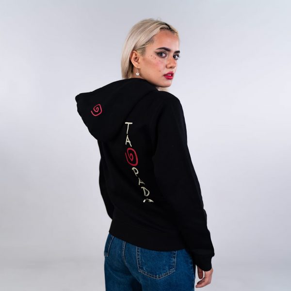 Ungry Fish Small & Vertical Taupada Hoody Black