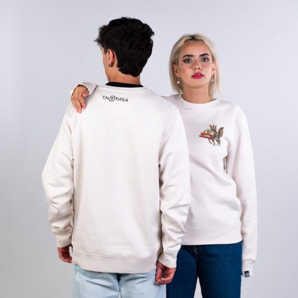 Ungry Fish Small Sudadera Vintage White