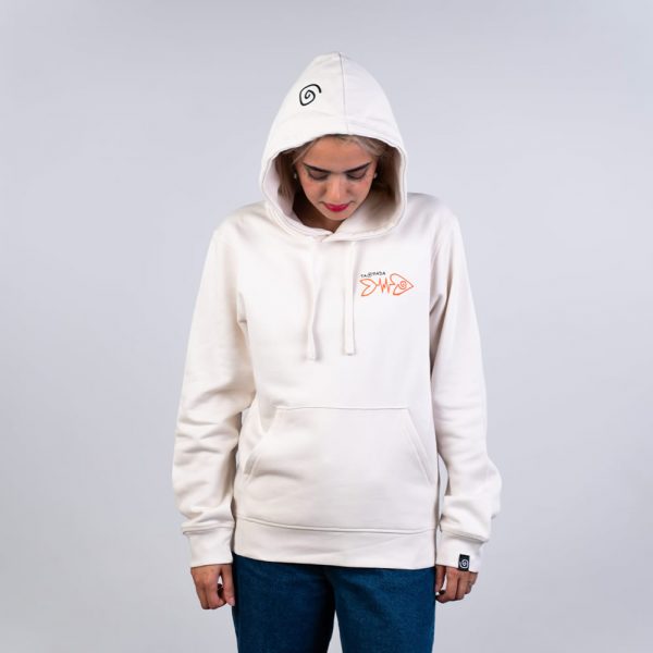 Ungry Fish Back Hoody Vintage White