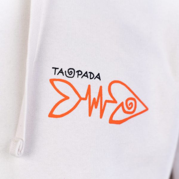 Ungry Fish Back Hoody Vintage White