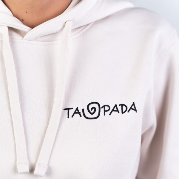 Friendly Robot Back (BgBlue) Hoody Vintage White