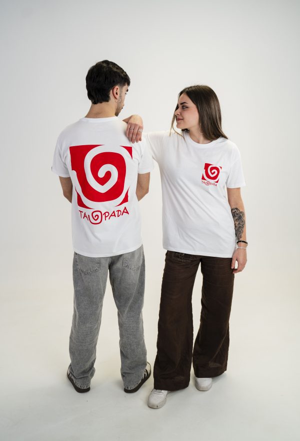 Camiseta Spirals Vintage White